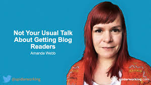 Not Your Usual Talk About Getting Blog Readers