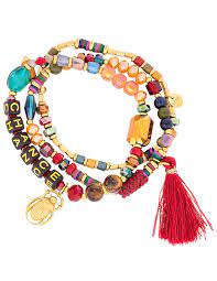 Bracelets & bijoux de créateur Menthe À l'O - Bijoux Sauvages Color  Multicolore Size Réglable