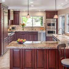 Most kitchen cabinet ideas include large shelves where the items in the back tend to get lost. Traditional Kitchen Design Ideas Pictures Remodel And Decor Glazed Cherry Cabinets Like Traditional Kitchen Design Cherry Cabinets Kitchen Kitchen Remodel