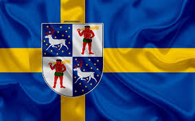 Im westen grenzt norrbotten an lappland, im osten an finnland und im süden an. Herunterladen Hintergrundbild Wappen Von Norrbotten Lan 4k Seide Flagge Schwedische Flagge Norrbotten County Schweden Flaggen Der Schwedischen Lan Seide Textur Norrbotten Lan Wappen Fur Desktop Kostenlos Hintergrundbilder Fur Ihren Desktop