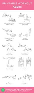 Abs My Favorite Ab Exercises Workout Tummy Workout Printable Workouts