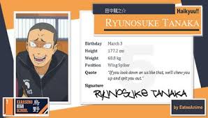 This is my first book and i wanted to give this a try so hope you enjoy these quotes from the anime, manga and novels. 24 Ryunosuke Tanaka Ideas Ryunosuke Tanaka Tanaka Ryuunosuke Tanaka Haikyuu