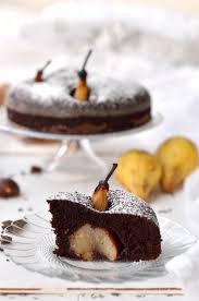Umida al punto giusto, rigorosamente senza burro. Torta Senza Burro Con Cacao E Pere Cotte Aromatizzate