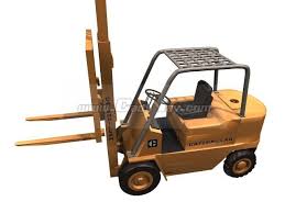 Fork Lift Truck 3d Model
