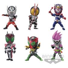 Kamen rider would explode in popularity and has since spawned over 25 incarnations, over 30 leading riders. Kamen Rider Series World Collectable Figure Special Assort Vol 1 Banpresto Products Banpresto