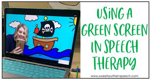 What's your favorite reinforcement game or brain break for your speech therapy or teletherapy sessions? Using A Green Screen In Speech Therapy Sweet Southern Speech