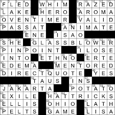 Latticework Piece Crossword Clue Archives Laxcrossword Com