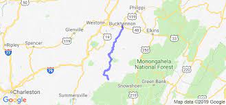 Webster Springs Wv Map Route 20 From Buckhannon Wv To Webster Springs Wv | Route Ref. #35324 |  Motorcycle Roads