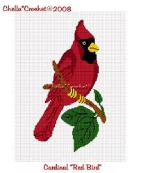 Free Cross Stitch Pattern Cardinal Bird Instant Download Chella Crochet Cardinal Red Bird Afghan Crochet Pattern Graph On Etsy 4 00 Cross Stitch Bird Afghan Crochet Patterns Cross Stitch Patterns