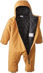 carhartt baby boys quick duck snowsuit carhartt brown 24 months carhartt baby snow suit baby boy
