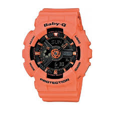 All products from baby g watch malaysia category are shipped worldwide with no additional fees. Official Malaysia Warranty Casio Baby G Ba 111 4a2 Standard Analog Digital Women S Resin Watch Orange