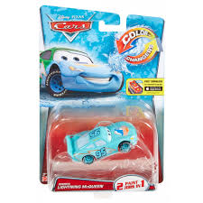 What does lightning mcqueen do in the car wash? Disney Pixar Cars Color Changers Dinoco Lightning Mcqueen Vehicle Walmart Com Walmart Com