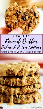 Healthy Peanut Butter Oatmeal Raisin Cookies That Can Be Made In One Bowl Yes Plea Oatmeal Raisin Cookies Healthy Healthy Desserts Easy Healthy Peanut Butter