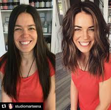 Long Vs Short Hair Thick Hair Styles Hair Lengths Hair Transformation