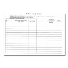 Registrul Evidenta Vizitatori Coperti Cartonate Format A4 Orientare Orizontal 100 File Uz Veterinar Registru Ferma Emag Ro