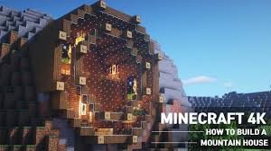 I wanted to take some time to come up with a new style for myself and. Easy Minecraft Mountain House Tutorial How To Build A House In Minecraft 105 Youtube