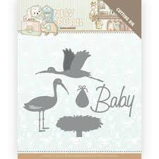 Schablone klapperstorch / want to discover art related to klapperstorch?. Storch Baby Stanz Und Prageschablone Von Yvonne Creation Ycd10020 Eur 5 99 Picclick De