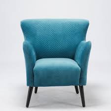 Shown with stallone timber leather and hair on hide accent. Blue Armchair For Living Room Wingback Accent Chair With Ottoman Bed Room Furniture Sofa Chair With Footstool For Hotel Buy Footstool Chair Living Room Chair Wood Legs Chair Product On Alibaba Com