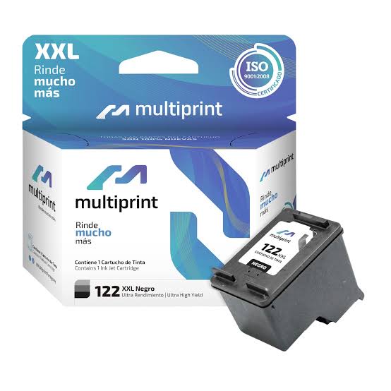 CARTUCHO MULTIPRINT 122 NEGRO