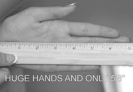 Big Hands For Your Height A Way To Find Out Pretty Hands