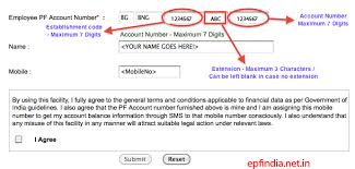 You will be taken to the page where you will have to fill in epf account number , your name and mobile number and submit. Epf Online Epf Epf Status Online Epf Balance Online Epf India Epf Epf Fund Epf Status Epf Balance Epf Claim