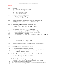 Observatia 2 constructia triunghiului este posibila numai daca suma a 2 unghiuri este mai mica de 1800. Doc Tema De Vacanta Clasa A Vi A C Stefania Dinca Academia Edu