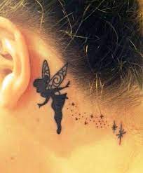 To give it a different look, you can ask your tattoo artist to apply some different colors. 25 Amazing Fairy Tattoo Ideas Instaloverz Fairy Tattoo Ear Tattoo Small Fairy Tattoos