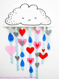 Its meant to be cute and fun. Paper Plate Cloud Shower You With Love Red Ted Art Make Crafting With Kids Easy Fun