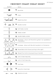 Reading A Crochet Chart Crochet Stitches Chart Crochet