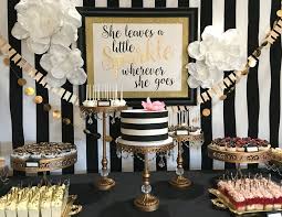 50th Birthday Cake Table Decoration Ideas Kate Spade Themed Party Ideas 40th Birthday Parties 50th Birthday Party Kate Spade Bridal Shower