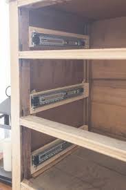 How To Install Drawer Slides On A Vintage Dresser Shades Of Blue Interiors Wood Furniture Plans Diy Drawers Installing Drawer Slides