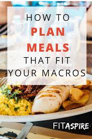 How To Plan Macro Nutrition Meals Fitaspire Macro Meals Macro Nutrition Macro Friendly Recipes