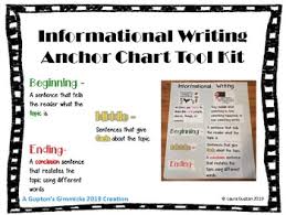 Informative Writing Anchor Chart Tool Kit