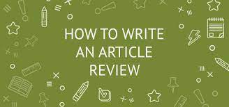 What is an article review? How To Write An Article Review In A Few Steps Example Outline Formatting Eliteessaywriters