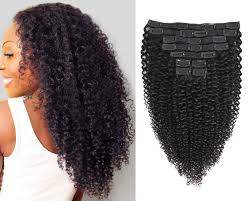 Curly clip in hair extensions by our website are made of 100% human remy hair ( india remy hair ) of premium quality, one of the best clip in extensions on the market.our curly clip in hair extensions have multiple wash life, don't get frizzy or dry and are easy to dye and style.the clips are made of stainless steel covered by tone in tone color for invisible. Brazilian Curly Clip In Hair Extensions Off 79 Felasa Eu