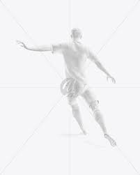 Soccer Team Kit Mockup With Mannequin Back View In Apparel Mockups On Yellow Images Object Mockups