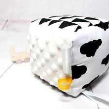 Black And White Baby Toys Fabric Baby Blocks Montessori Toys Newborn Gift Sensory Toys Activity Cube Hanging Toy Baby Soft Blocks Montessori Quiet Cube Black White Baby Sensory Toys Montessori Baby Toys Baby Sensory