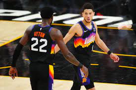 The phoenix suns have a chance to win this year, but can easily be taken out in the first round. Booker Ayton And Bridges Break Down Suns Second Half Run Fan Energy In Win Over Nuggets Bright Side Of The Sun