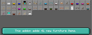 With furniture mod for minecraft, you can furnish the kitchen with various cabinets, tables, various household appliances and beautiful decor items that you will find in the inventory. Rage Decor Furniture Minecraft Pe Addon Mod 1 16