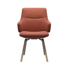 Walker white wood and metal low back dining chair (set of 2) by homesullivan (4) floriana ivory upholstered dining chair with metal legs (set of 2) by jayden. Stressless Mint D200 Low Back Dining Chair With Arms Hopewells