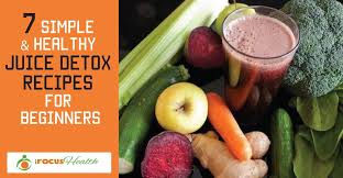 This is a very simple mix that is perfect for beginners. 7 Simple And Healthy Juice Detox Recipes For Beginners Detox Juice Recipes Detox Juice Detox Recipes