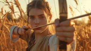 Free Focused Archer Poised Image