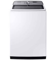 Smart care interacts with your washer and dryer to perform an immediate diagnosis. Samsung 5 4 Cu Ft White Top Load Washer Wa54r7200aw