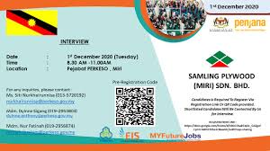 Send your queries & suggestions our way. Myfuturejobs Na Twitteri Temu Duga Terbuka Anjuran Pejabat Perkeso Sarawak Majikan Yang Terlibat 1 Samling Plywood Miri Sdn Bhd Tarikh 1 Disember 2020 Selasa Masa 8 30 Pagi 11 00 Pagi Lokasi Pejabat