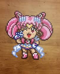 Bishoujo Senshi Sailor Moon Snes Sailor Chibi Moon Perler Bead Sprite By Peppermintpixels Bead Sprite Sailor Moon Crafts Sailor Chibi Moon