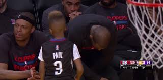 Chris' father was a former athlete who taught him and his older brother. Chris Paul S Son Is Sitting On The Bench Because The Clippers Are Winning By A Zillion Points Sbnation Com