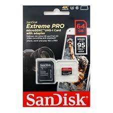 I know sandisk changed the firmware on the 95mb/s card so the 95mb/s isn't. Sandisk Extreme Pro Microsdxc Micro Sd Sdxc Sdhc 64gb