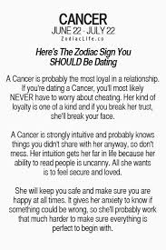 Here 39 S A List Of The 12 Zodiac Signs And Their Best Dating Traits So You Can Find Out Who Bes In 2020 Cancer Quotes Zodiac Cancer Zodiac Facts Zodiac Signs Cancer