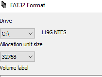 Fat32format gui, otherwise known as guiformat, is the interface version of fat32format, a tool designed to help you format disks featuring fat32 file system. Download Fat32format Gui Guiformat 1 0 1 0