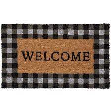 Welcome Buffalo Check Doormat Hobby Lobby 1613793 Door Mat Hobby Lobby Christmas Buffalo Check